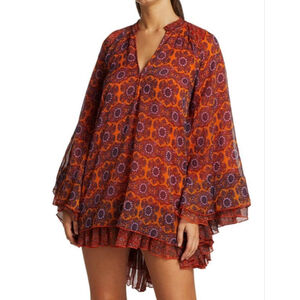 Free People Gabi Printed Tunic Dress – Size Small (Pre-owned)